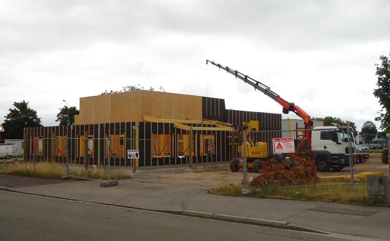 Construction ossature bois dans la Sarthe