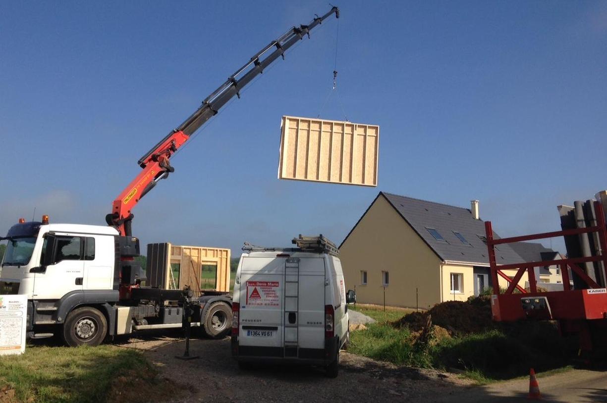 Construction ossature bois en Mayenne